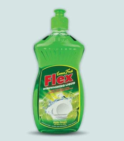 Flex dishwash liquid lemon